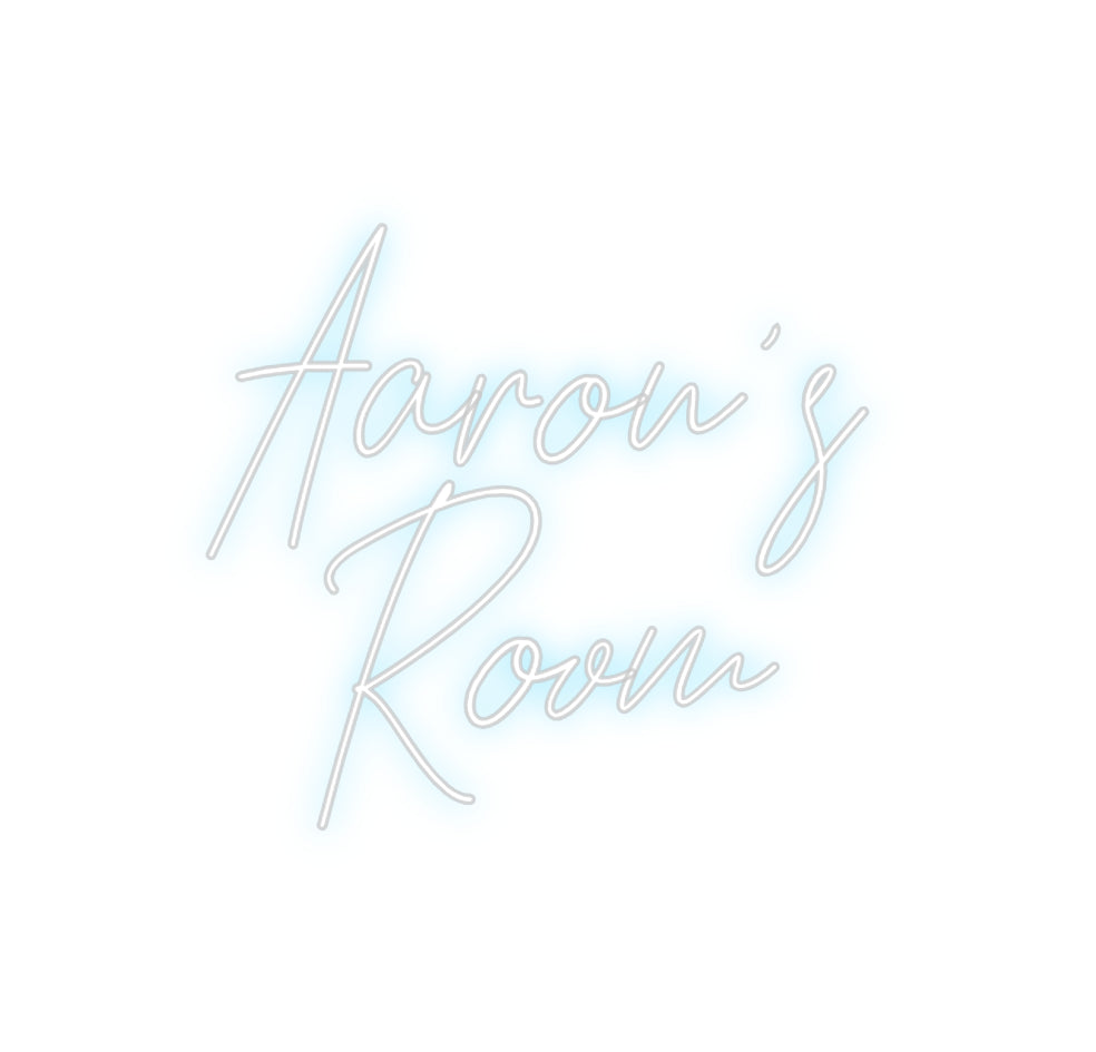 Custom Neon: Aaron's
Room