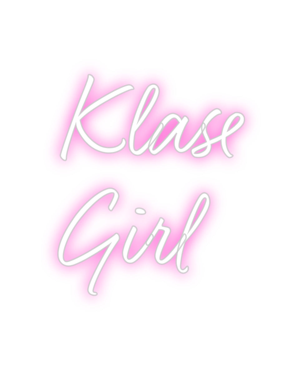 Custom Neon: Klase
Girl