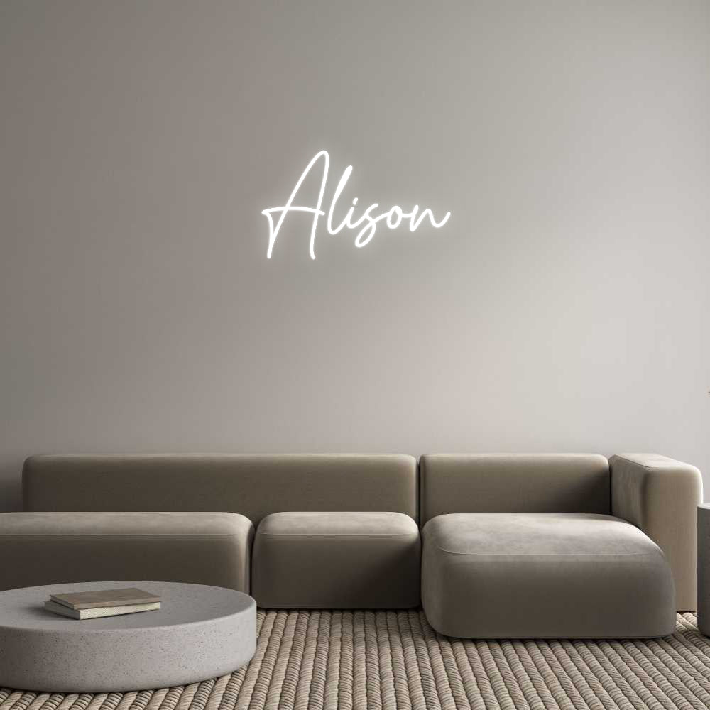 Custom Neon: Alison