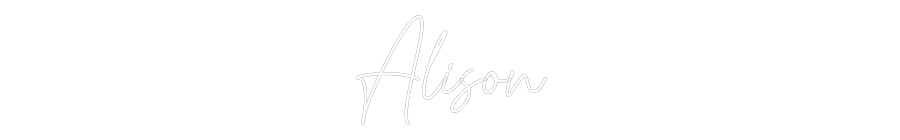 Custom Neon: Alison