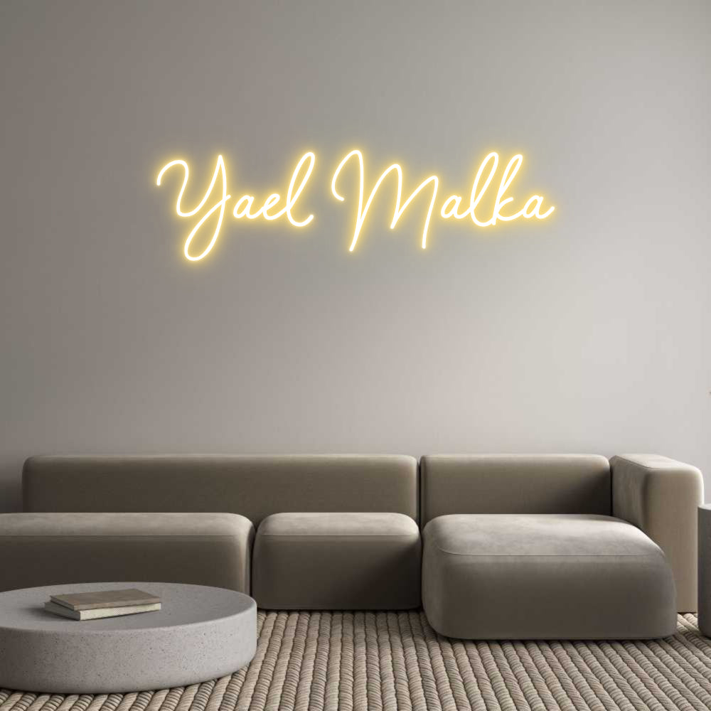 Custom Neon: Yael Malka