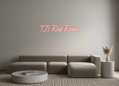 Custom Neon: TJ’s Red Room