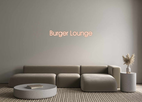 Custom Neon: Burger Lounge