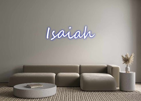 Custom Neon: Isaiah