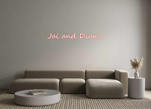 Custom Neon: Jai and Dian’s
