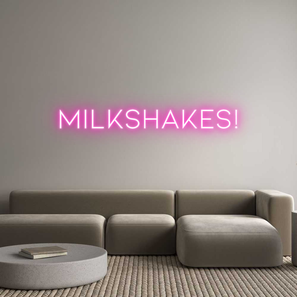Custom Neon: Milkshakes!