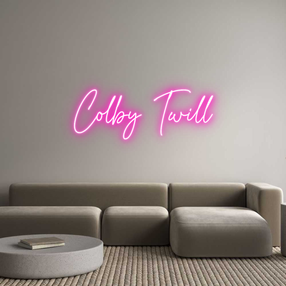 Custom Neon: Colby Twill