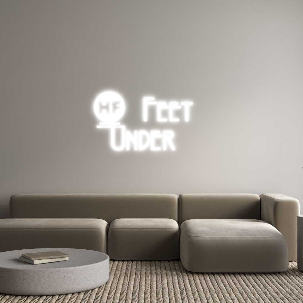 Custom Neon: 9 Feet 
Under