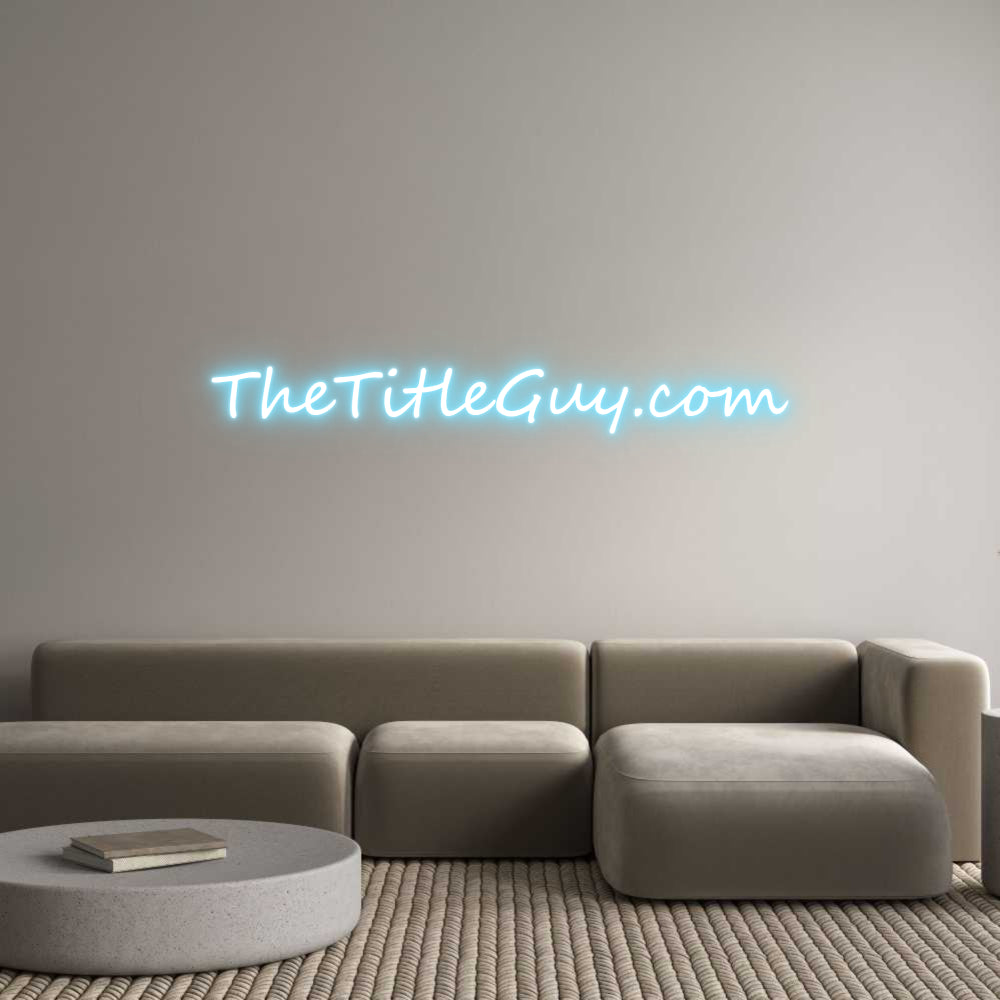 Custom Neon: TheTitleGuy.com