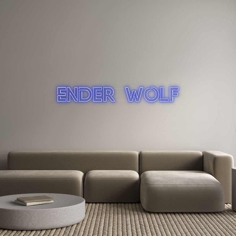 Custom Neon: Ender Wolf