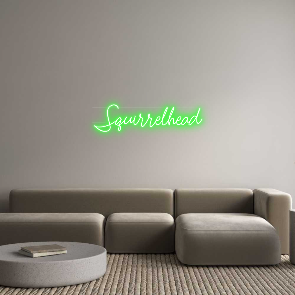 Custom Neon: Squirrelhead