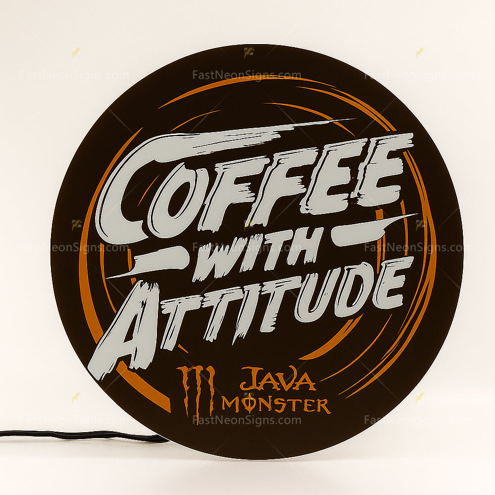 Custom Ultra-Thin Acrylic Light Box Sign, 10mm Thickness LED Light Sign