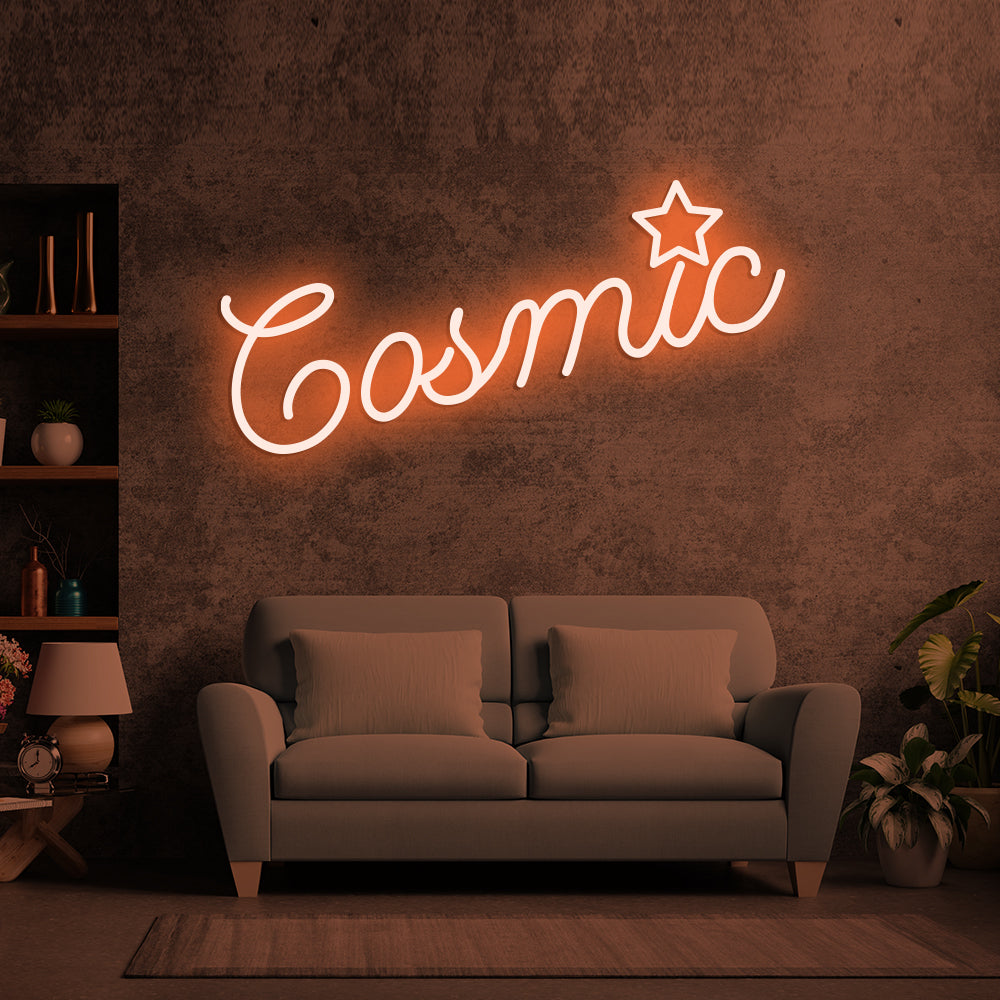 Cosmic Neon Sign - LED Neon Sign For Gifts, Room Decor