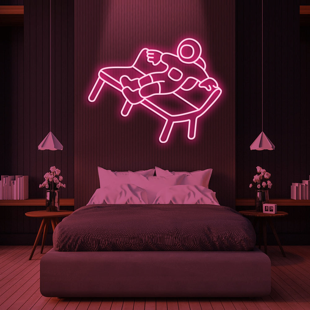 Astronaut Neon Sign - LED Neon Sign For Gifts, Room Decor