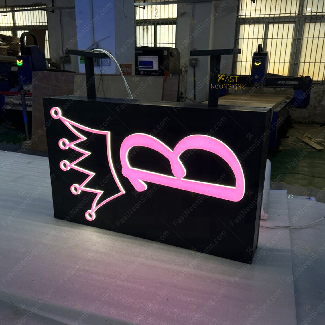 Custom Acrylic Push Through Signs LED push-thru Letters Sign for Business Brand