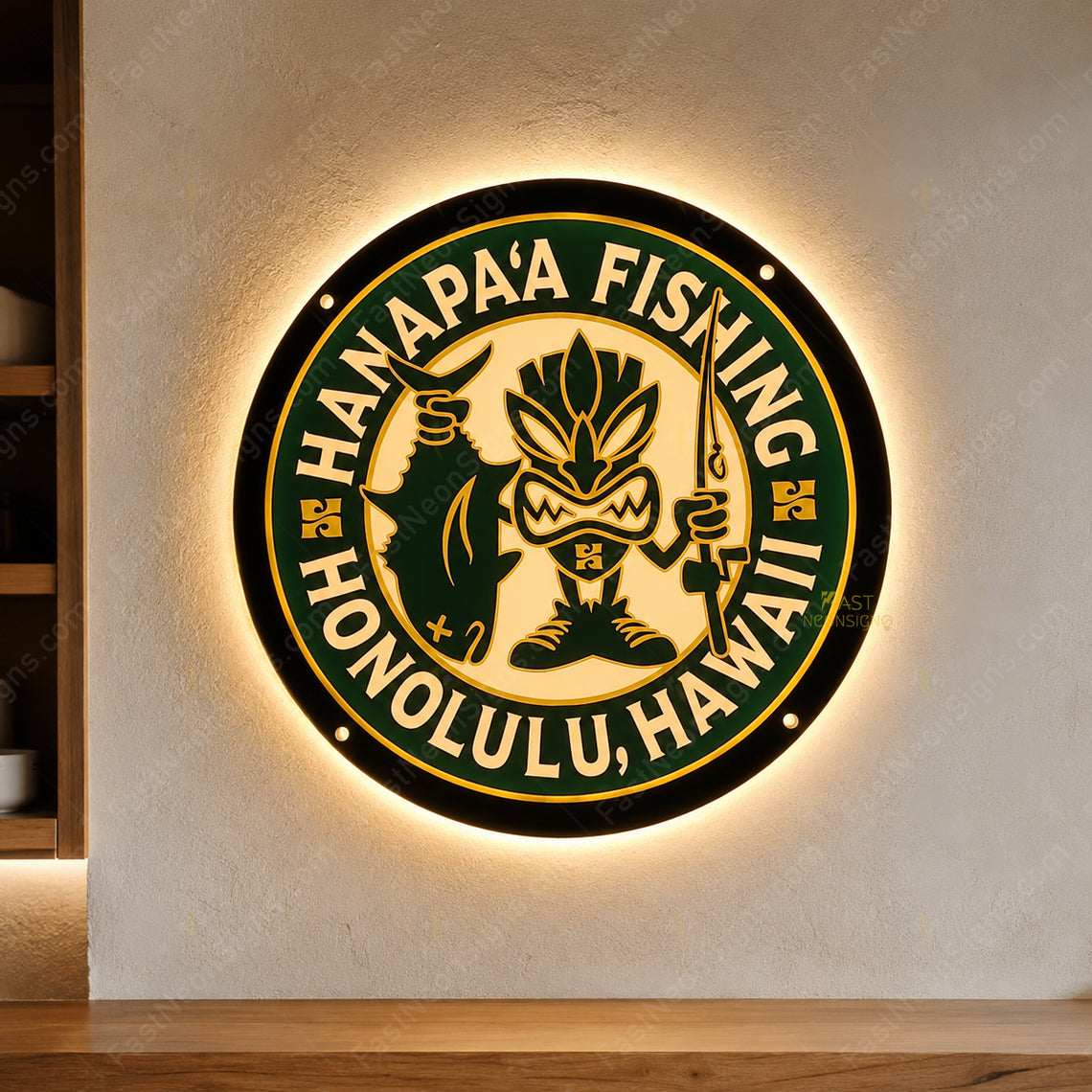 Custom Ultra-Thin Acrylic Light Box Sign For Pizza House – 10mm LED Logo Sign with UV Printed Design for Shops