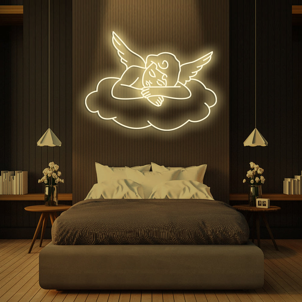 Angel- LED Neon Sign, Custom Your Unique Wall Art Decoration Neon Sign