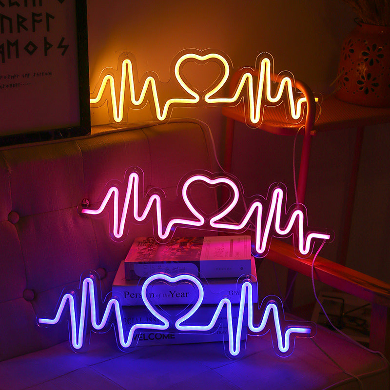 Heartbeat Neon Signs