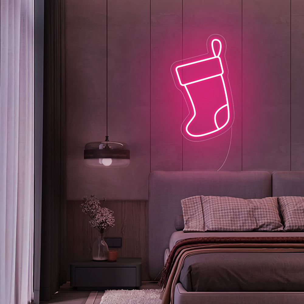 Christmas Socks Neon Signs - 2