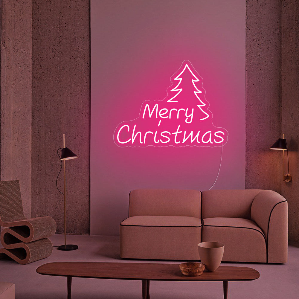 Christmas Tree Neon Signs - Merry Christmas Neon Signs