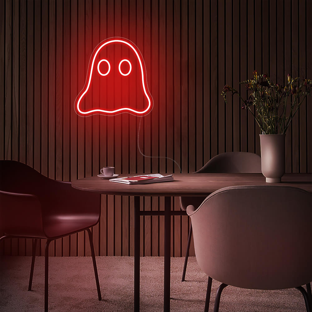 Mini Ghost LED Neon Signs