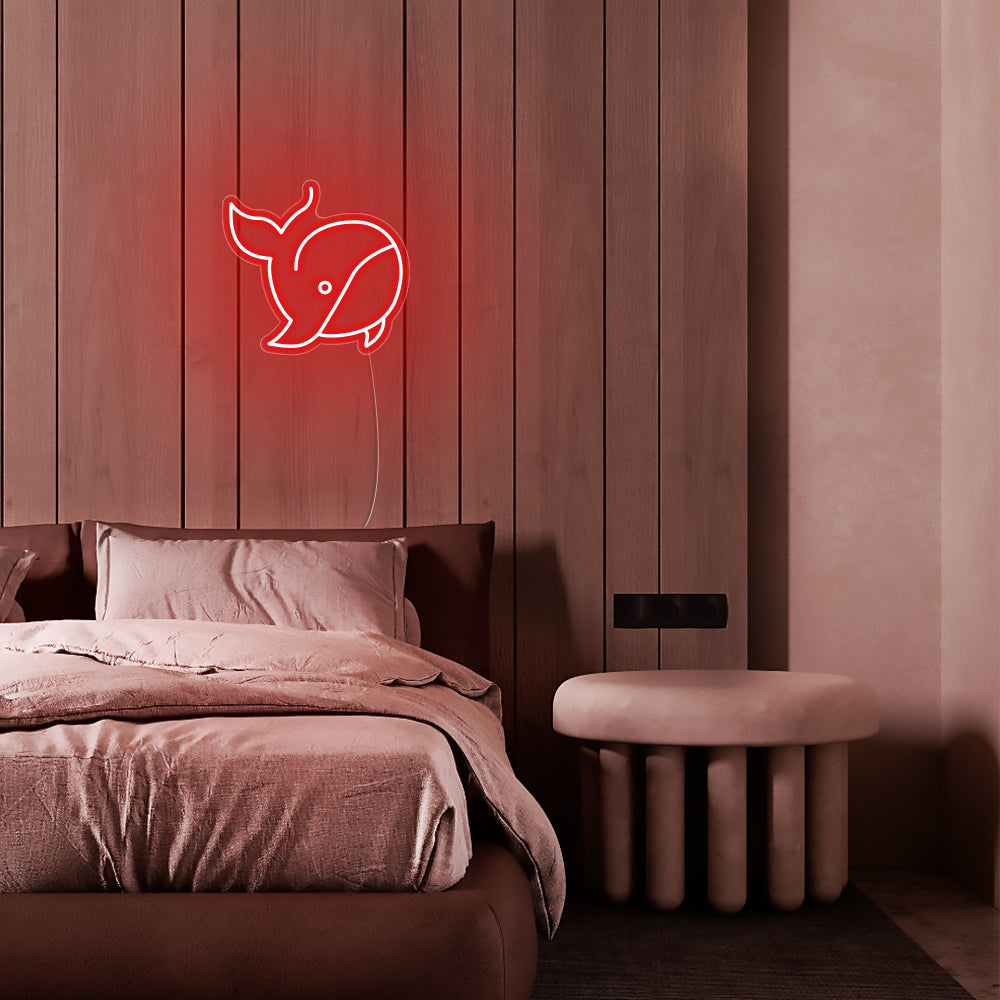 Mini Whale LED Neon Signs