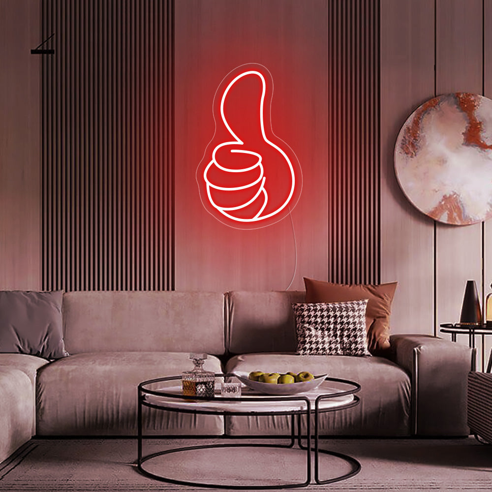 Thumbs up LIKE Neon Signs