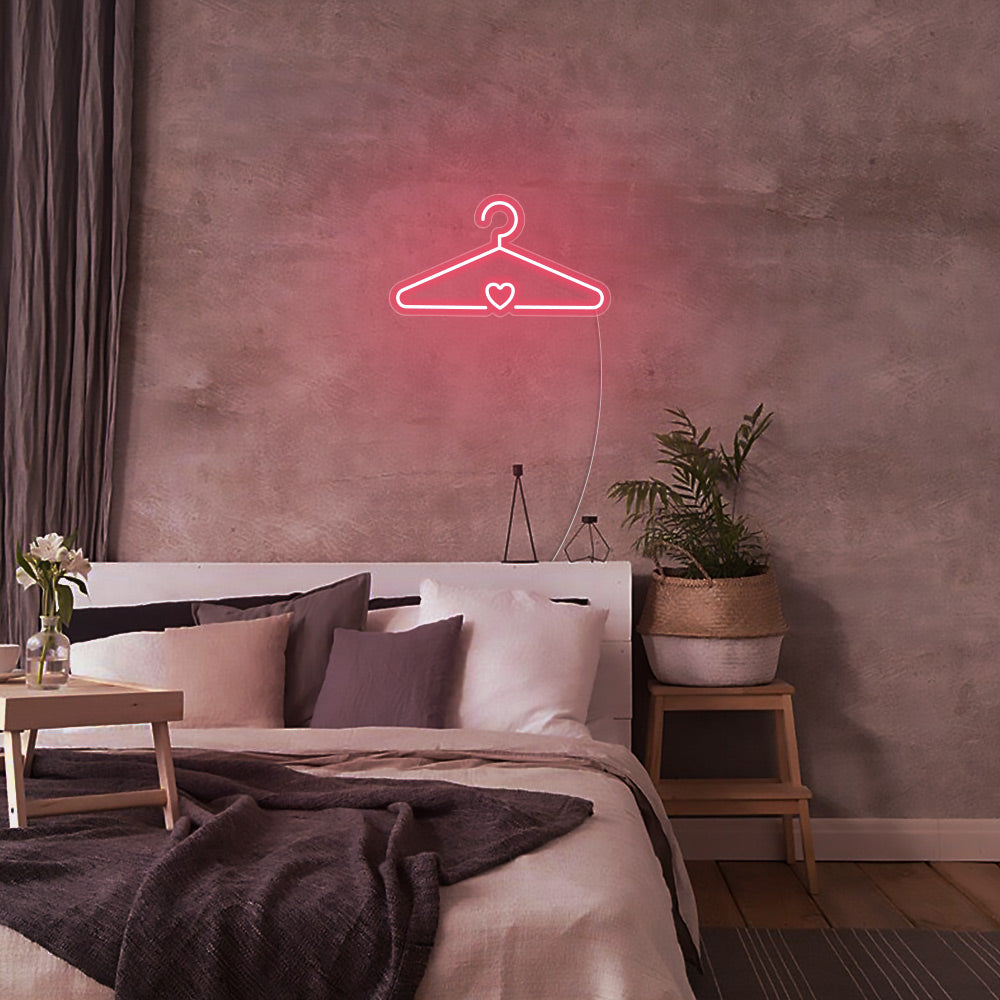 Mini Coat Hanger LED Neon Signs