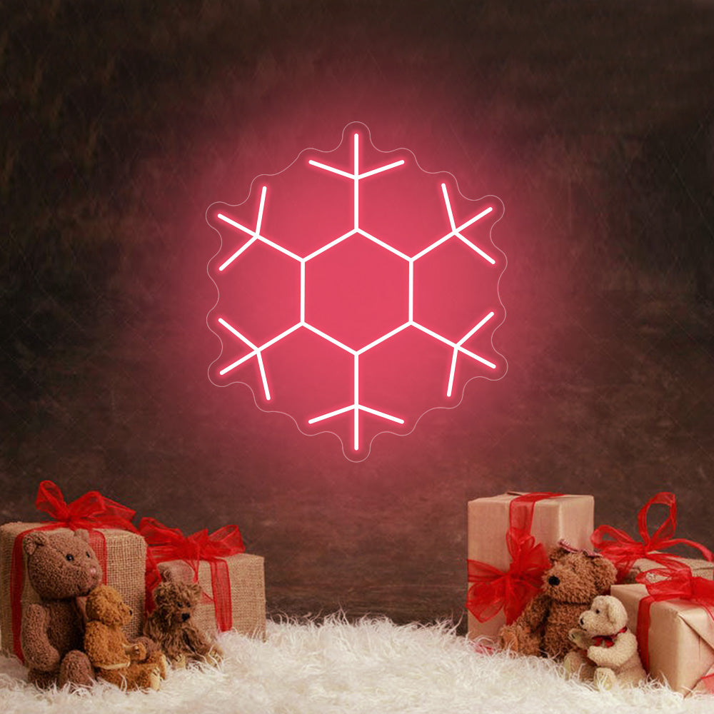 Christmas Snowflakes LED Neon Sign
