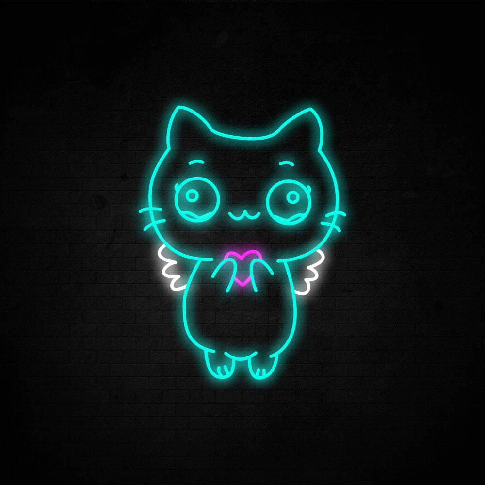Cute Kitten LED Neon Signs 2