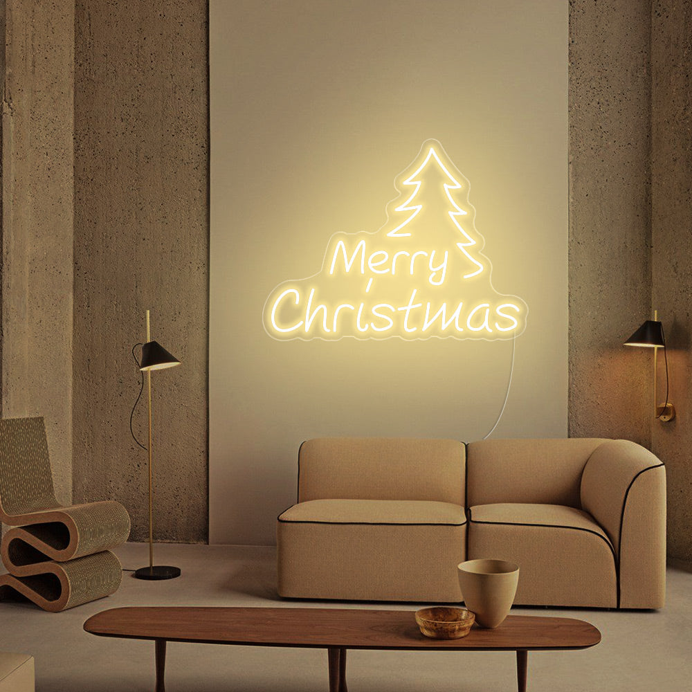 Christmas Tree Neon Signs - Merry Christmas Neon Signs