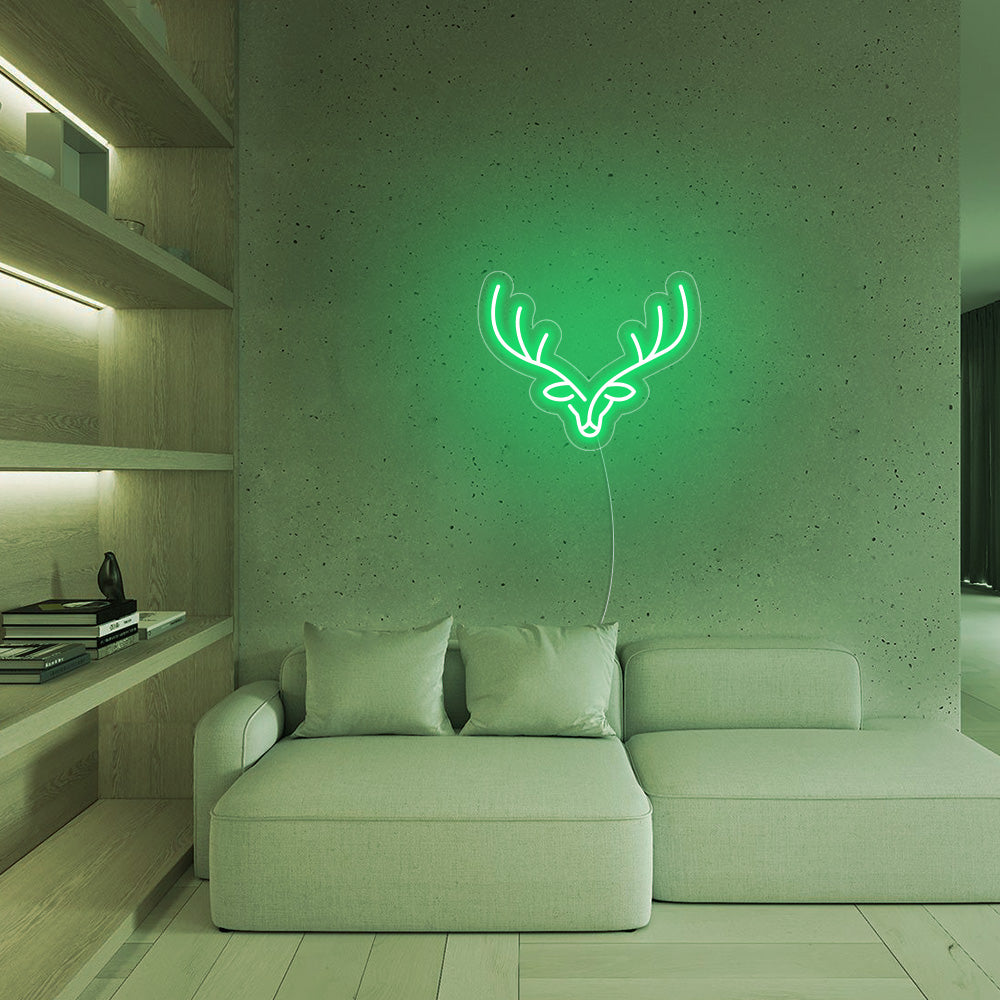 Christmas Reindeer Elk Deer Neon Signs