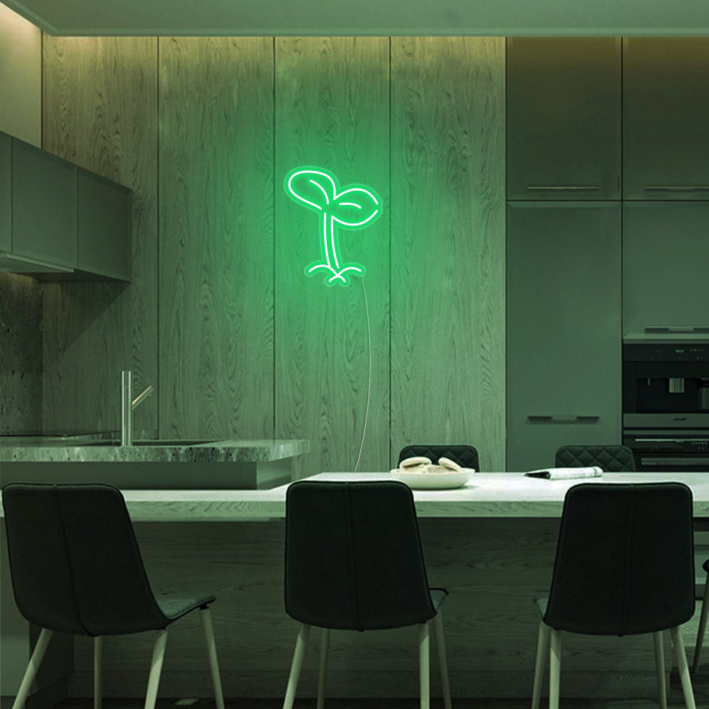 Mini Sprout Seed LED Neon Signs