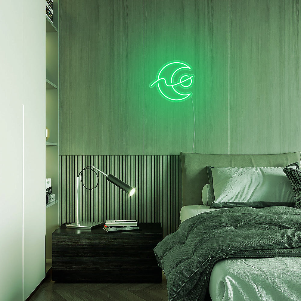 Mini Changing Moon LED Neon Signs