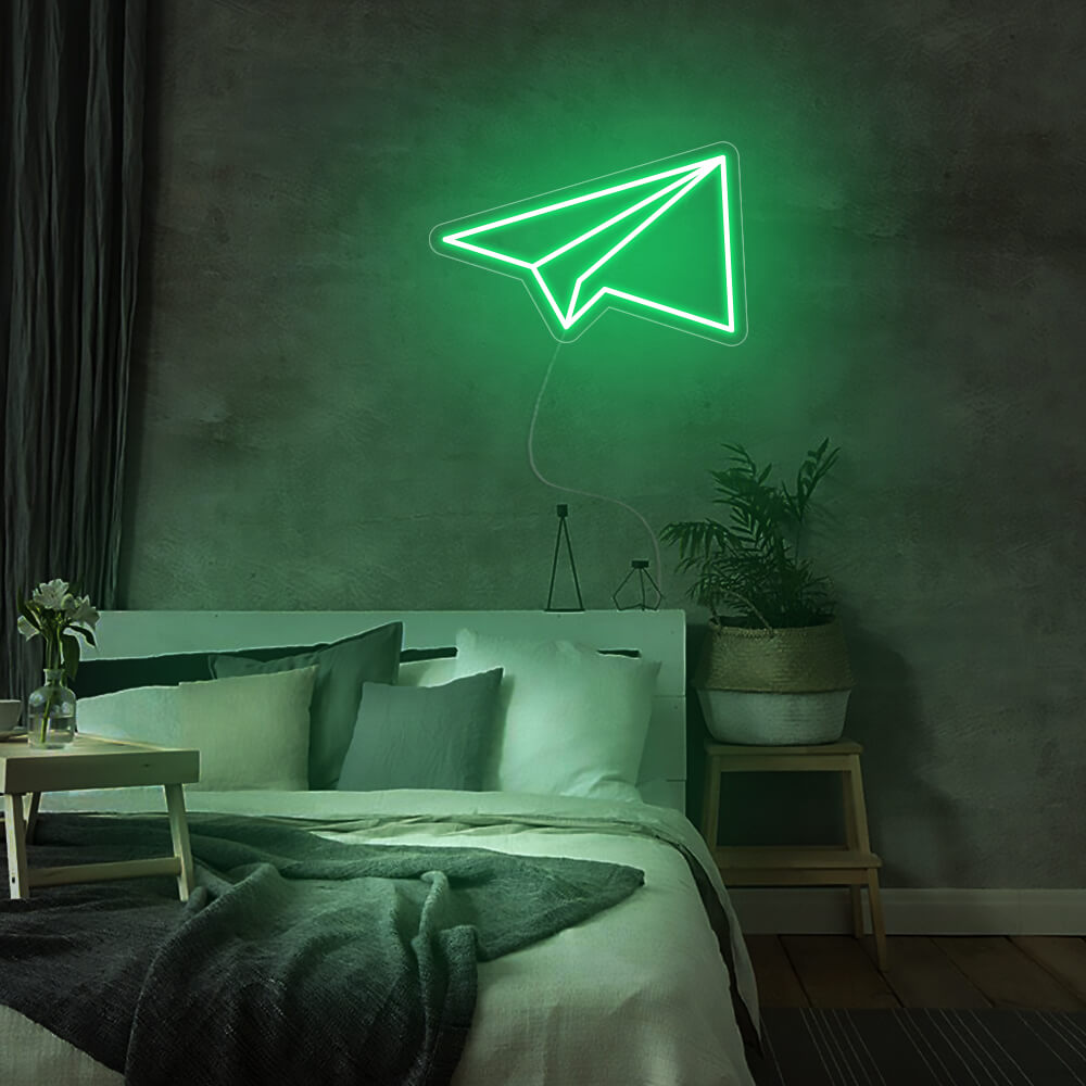 Mini Paper Plane LED Neon Signs