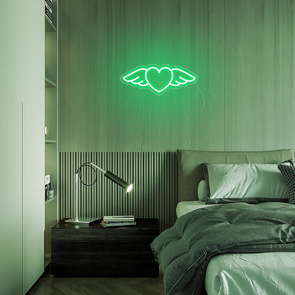 Mini Flying heart LED Neon Signs