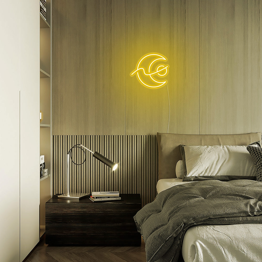 Mini Changing Moon LED Neon Signs