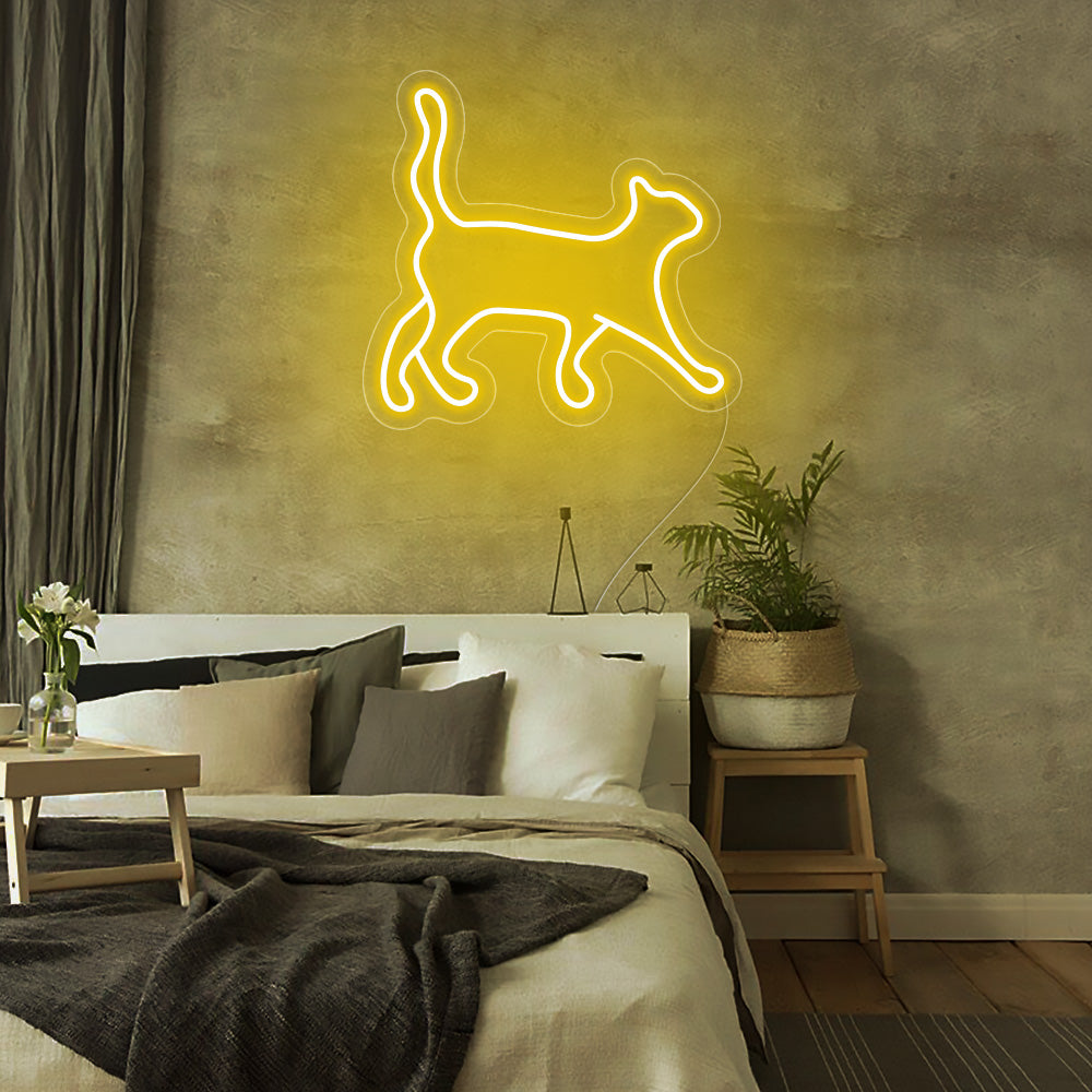Cat Outline Neon Signs