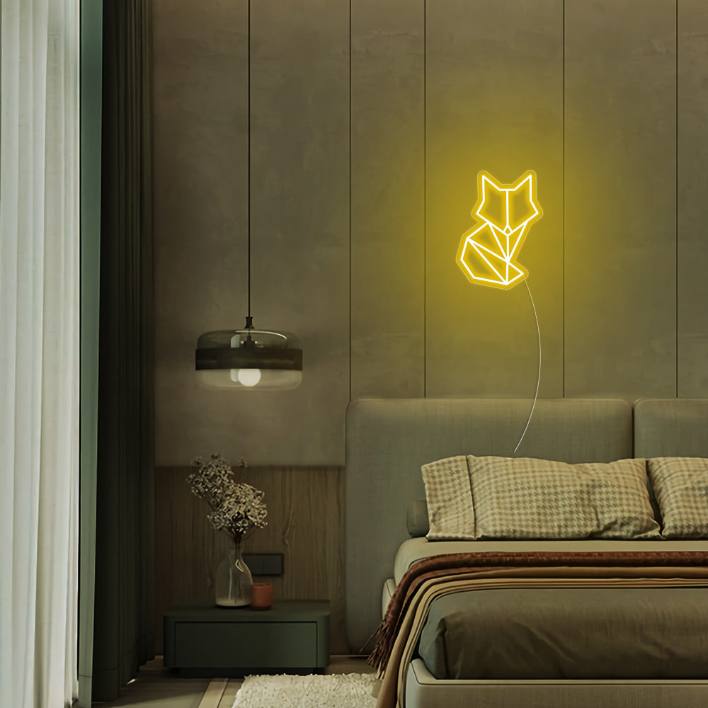 Mini Artistic Fox LED Neon Signs