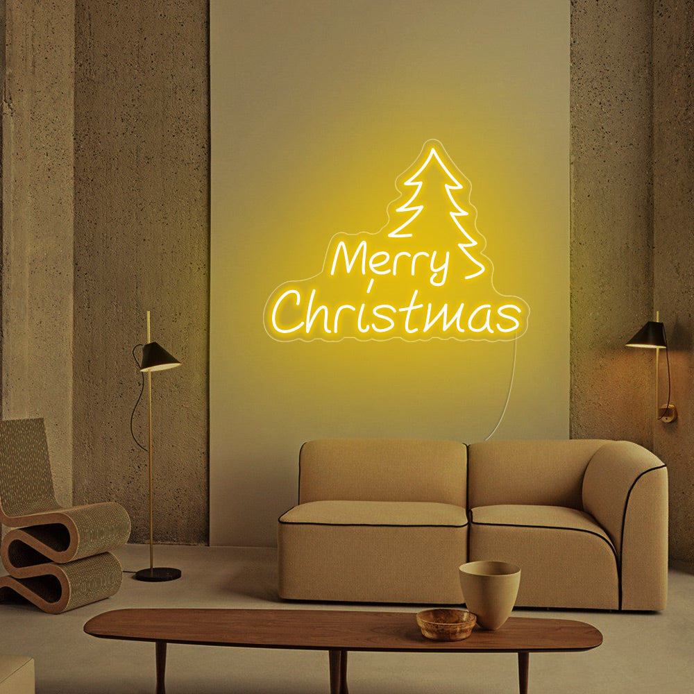 Christmas Tree Neon Signs - Merry Christmas Neon Signs