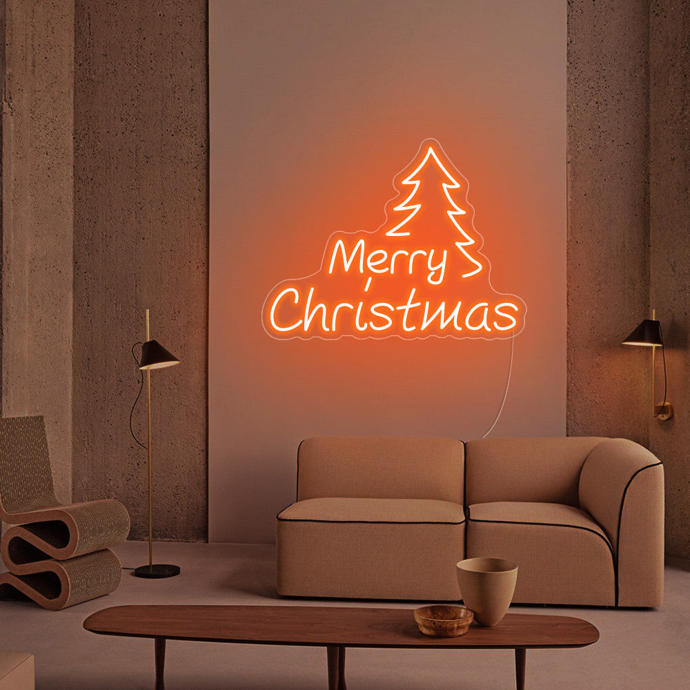 Christmas Tree Neon Signs - Merry Christmas Neon Signs