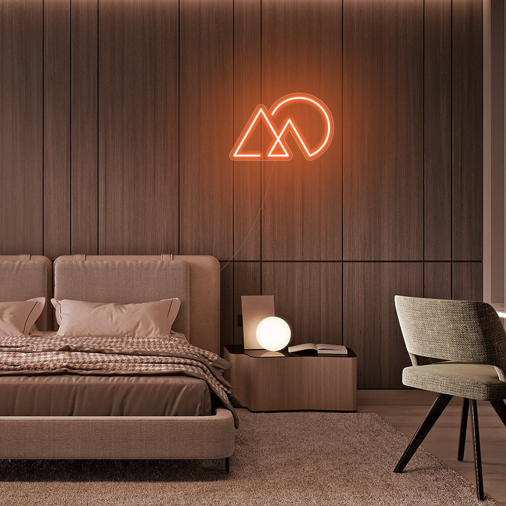 Mini Sunset Mountain LED Neon Signs