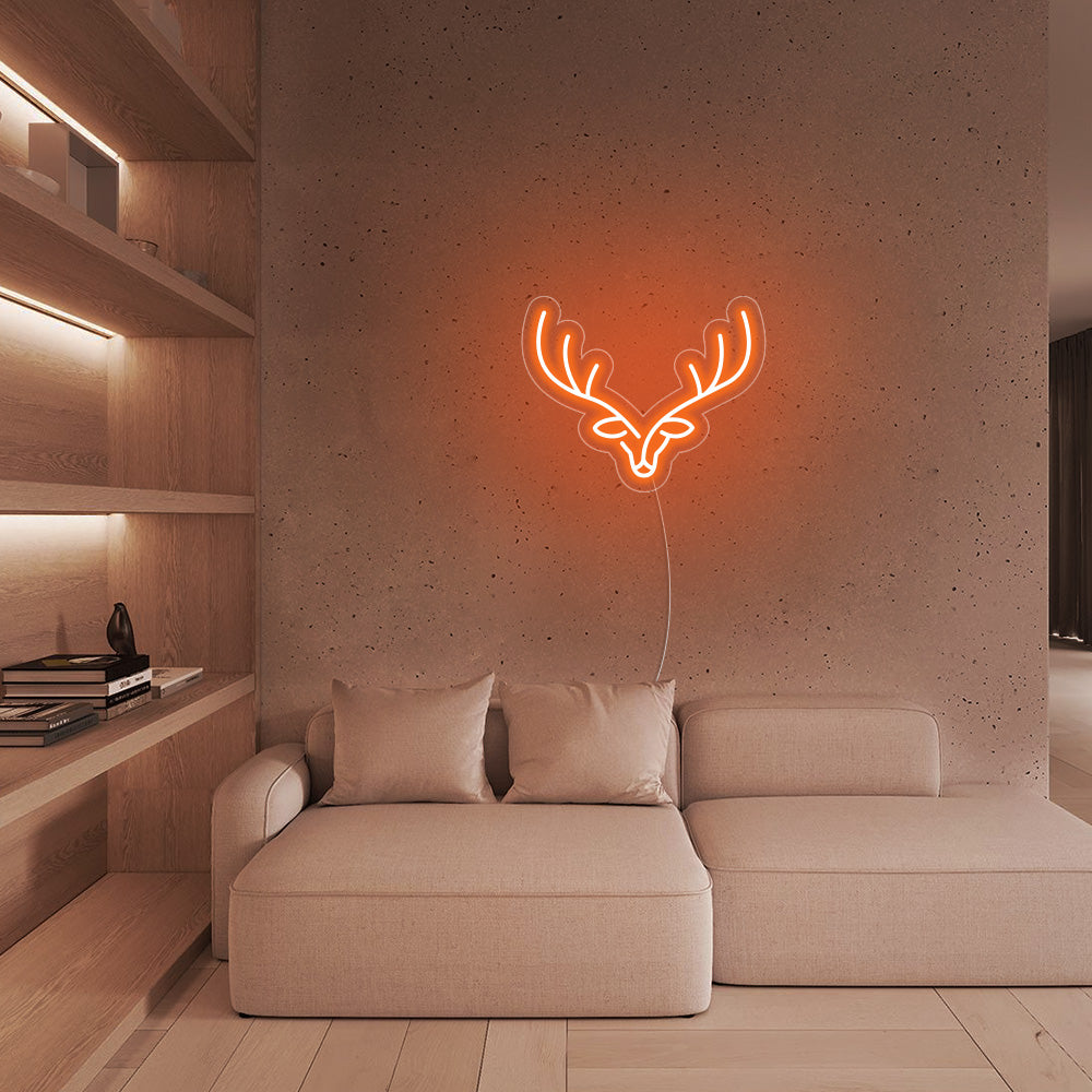 Christmas Reindeer Elk Deer Neon Signs