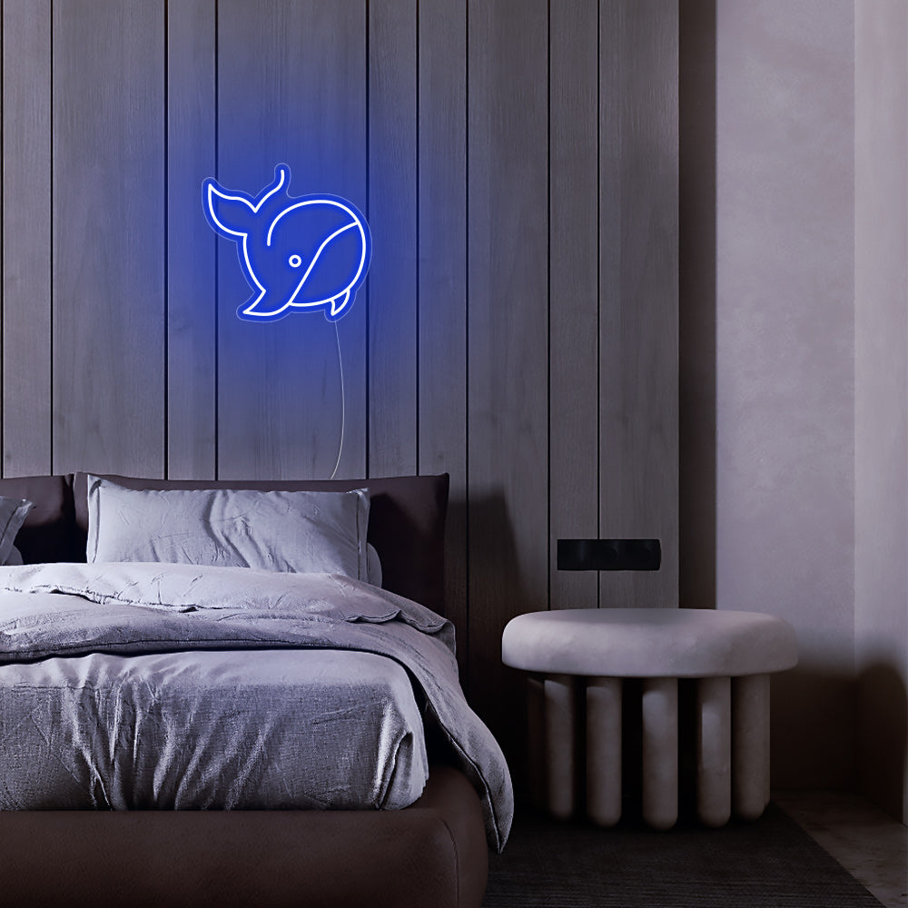 Mini Whale LED Neon Signs