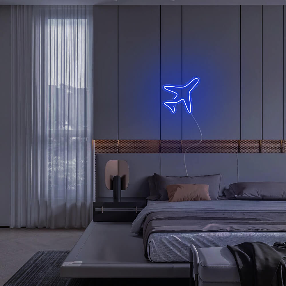 Mini Airplane LED Neon Signs