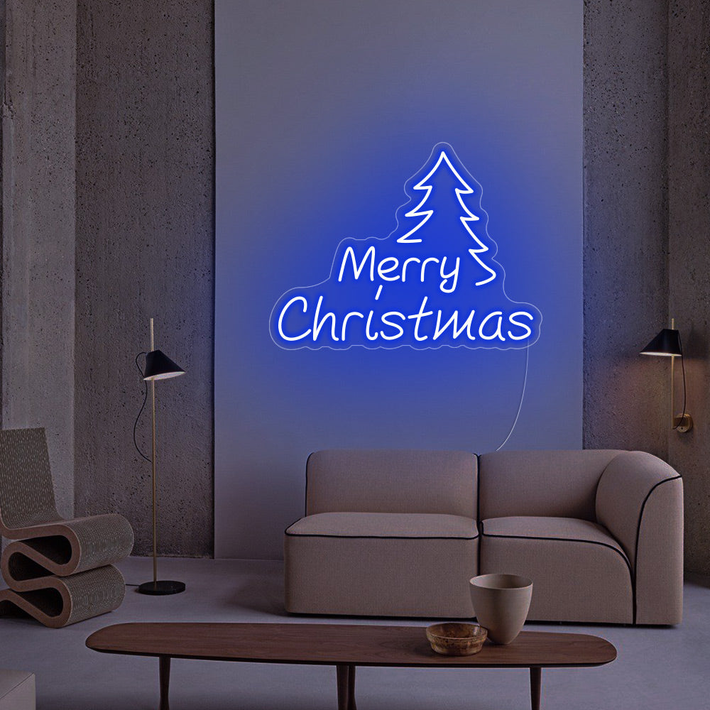 Christmas Tree Neon Signs - Merry Christmas Neon Signs