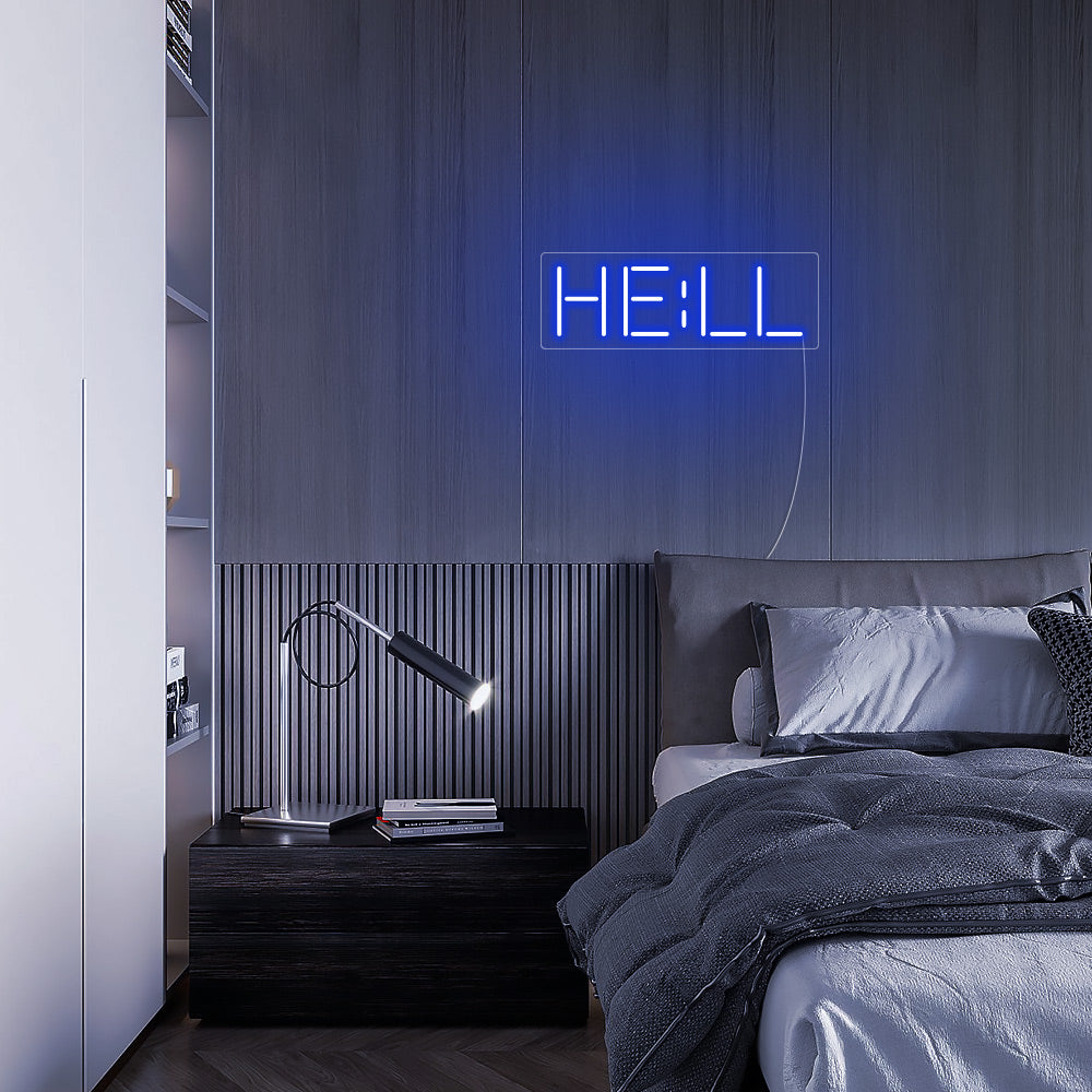 Mini HELL LED Neon Signs