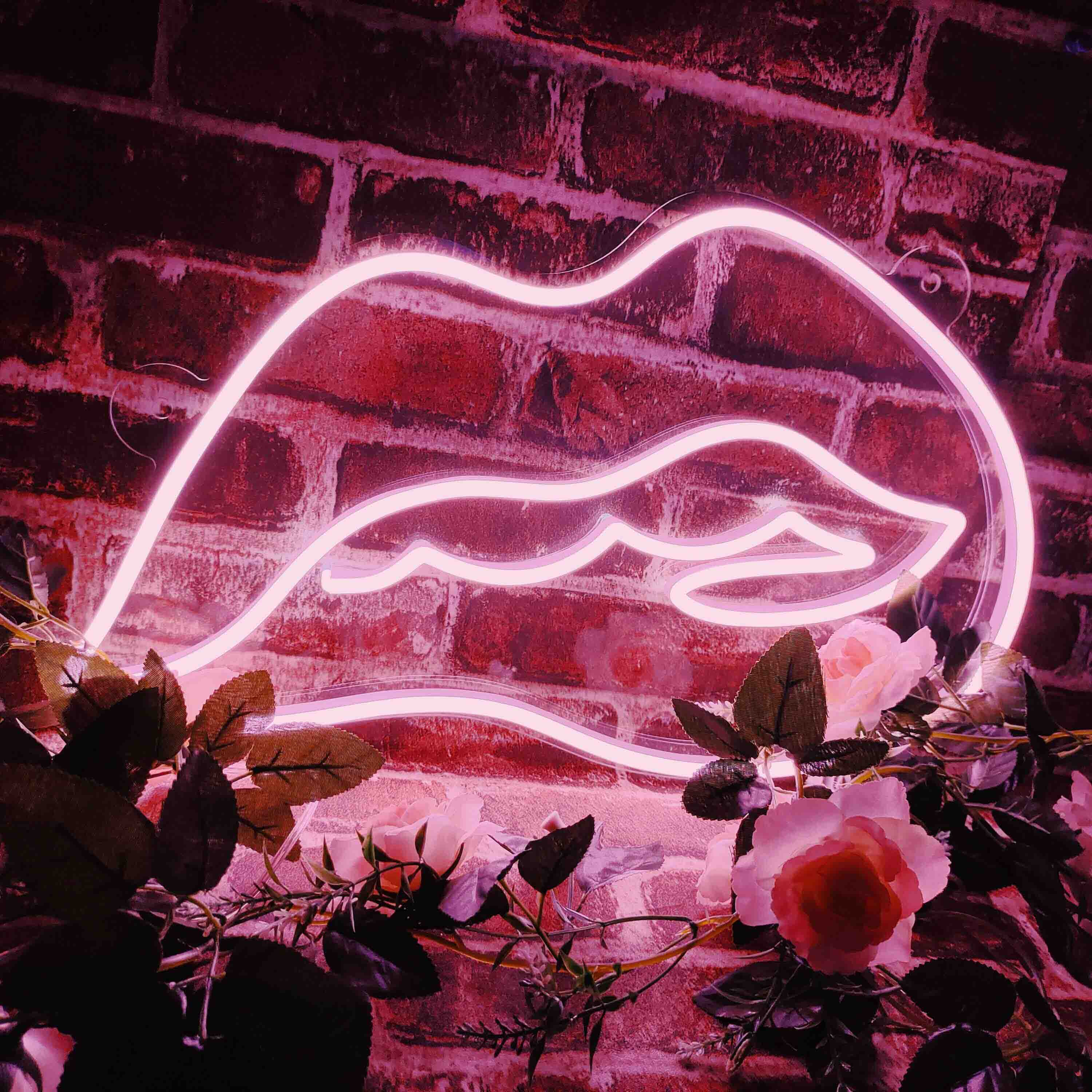 Biting Lips Neon Signs