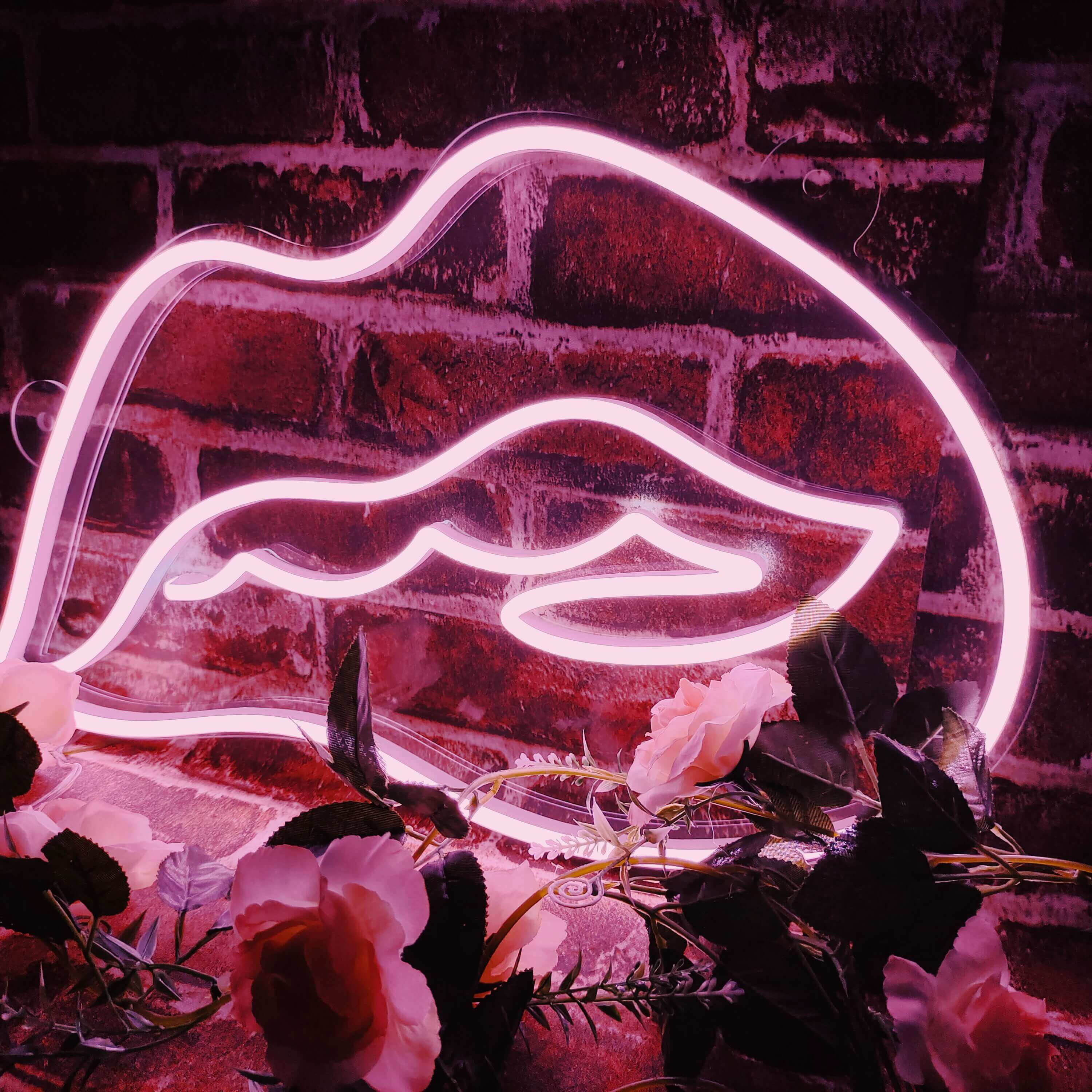 Biting Lips Neon Signs