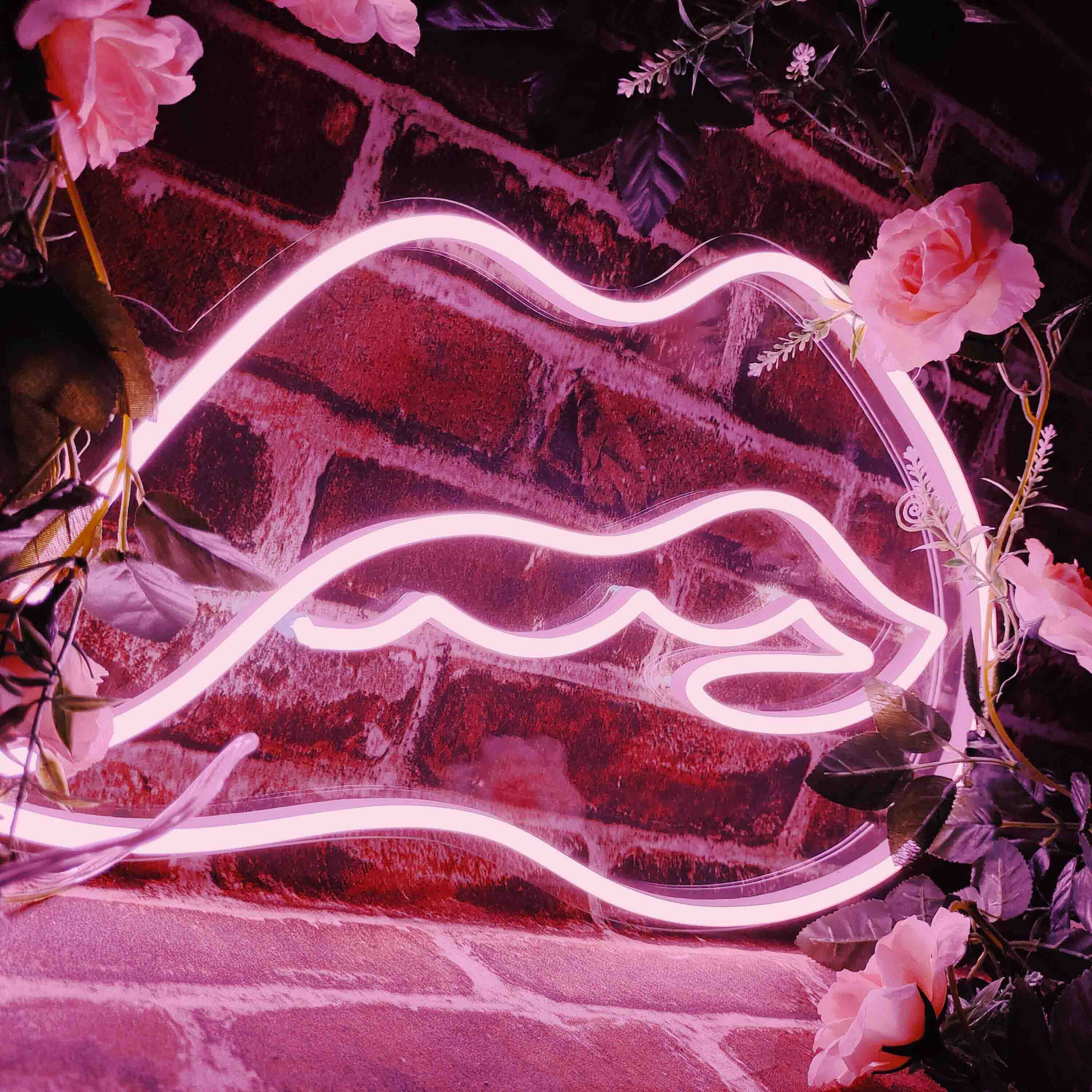 Biting Lips Neon Signs